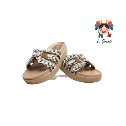 1852 WILDCAT Café Chinela Napa Sandalia Casual para Dama