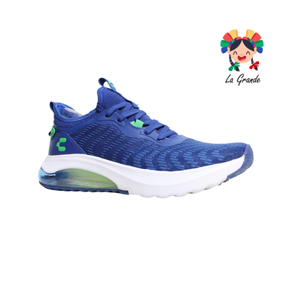 1086413 CHARLY Azul Limon Tenis Deportivo para Caballero