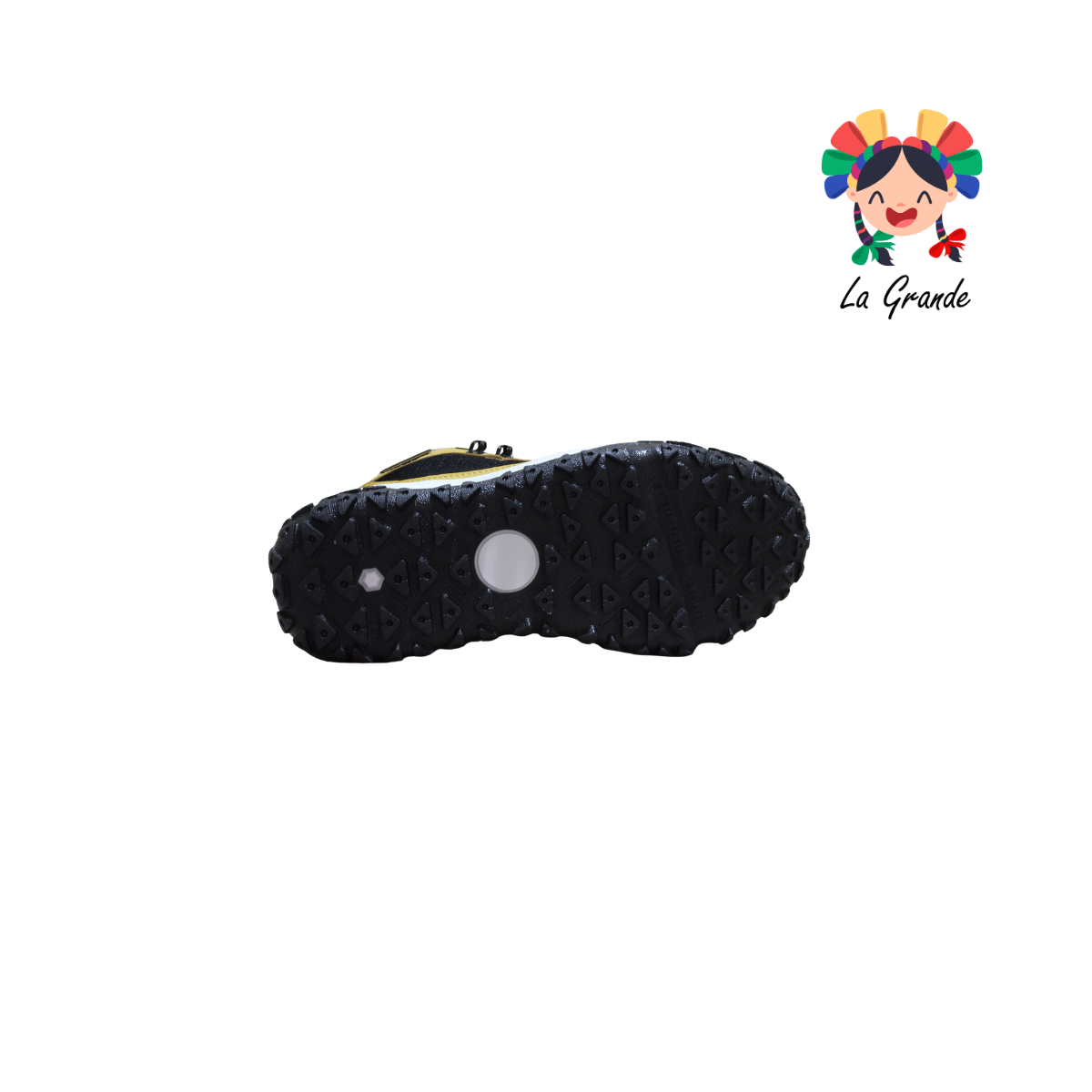 8918 CUPRA Mostaza Negro Bota Montaña para Joven