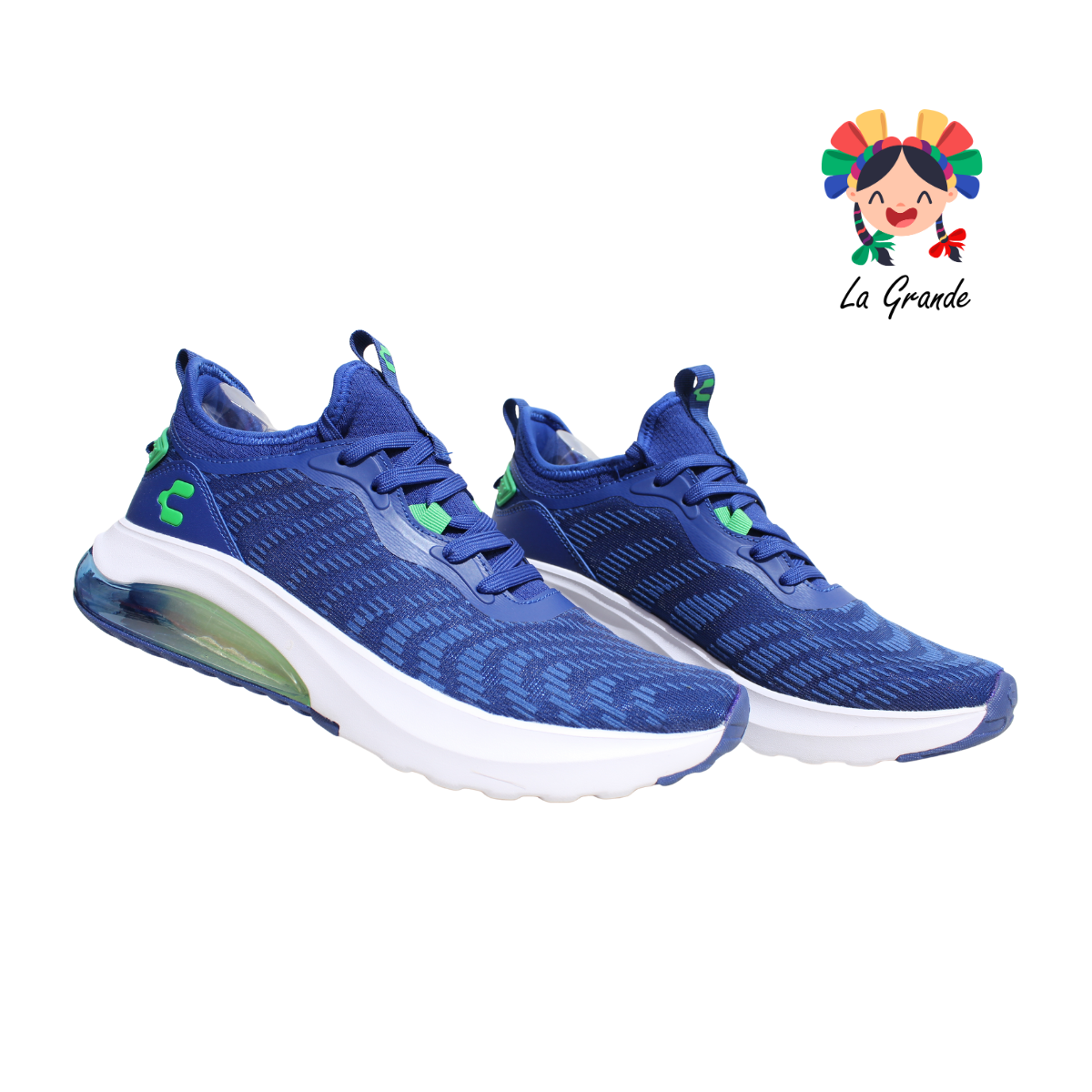 1086413 CHARLY Azul Limon Tenis Deportivo para Caballero