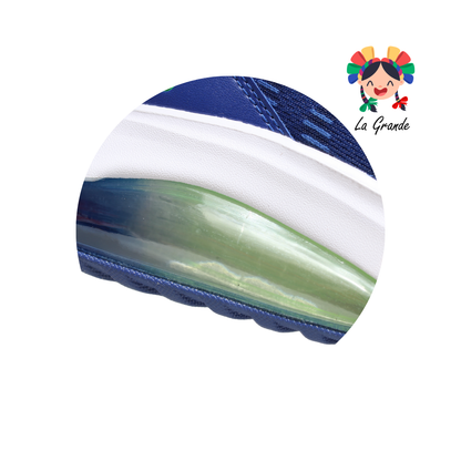 1086413 CHARLY Azul Limon Tenis Deportivo para Caballero