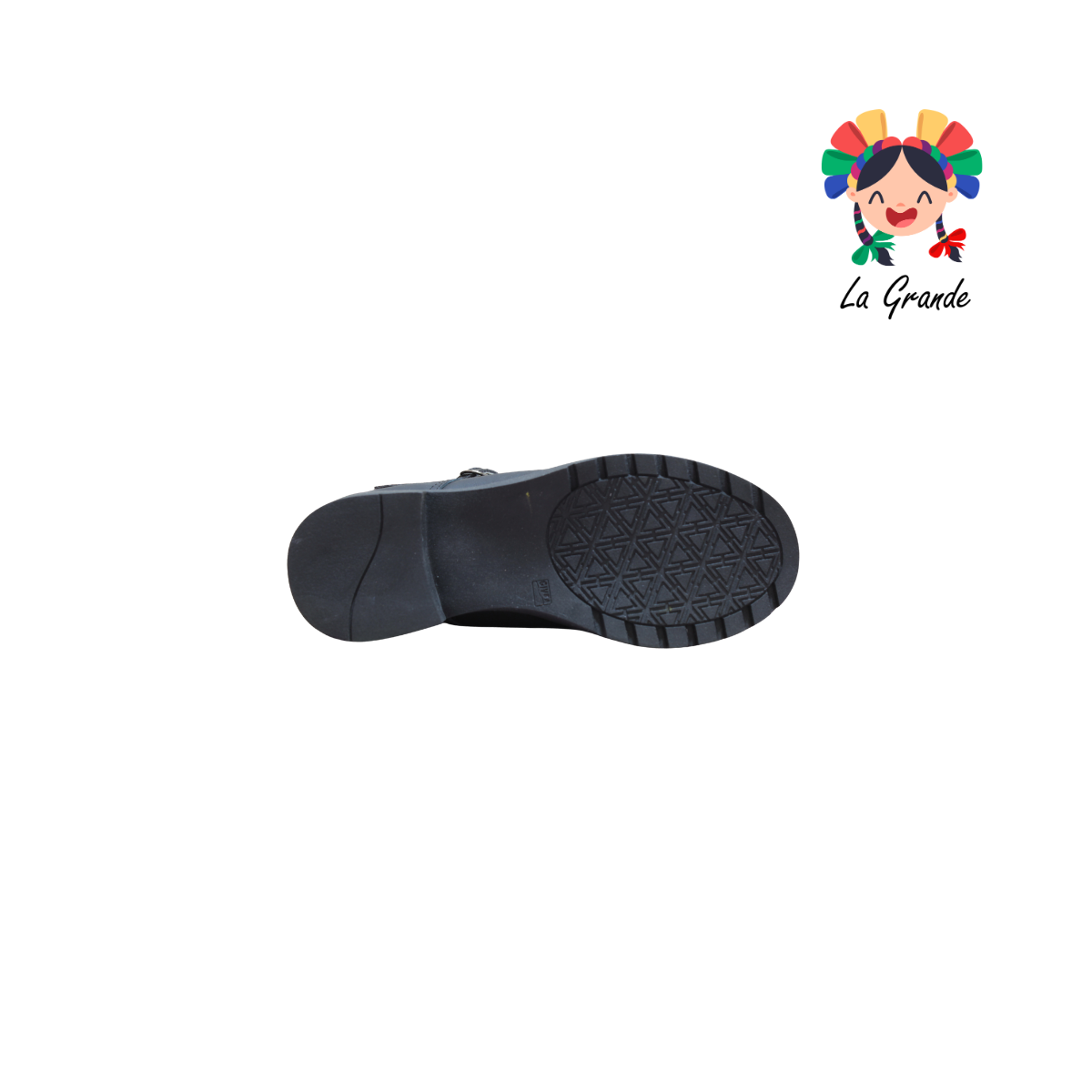 1006 MIA Negro Napa Zapato Escolar para Niña