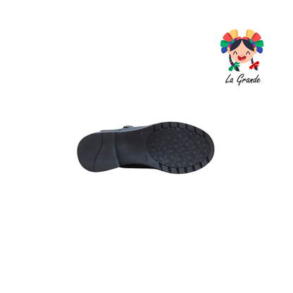 1006 MIA Negro Napa Zapato Escolar para Niña