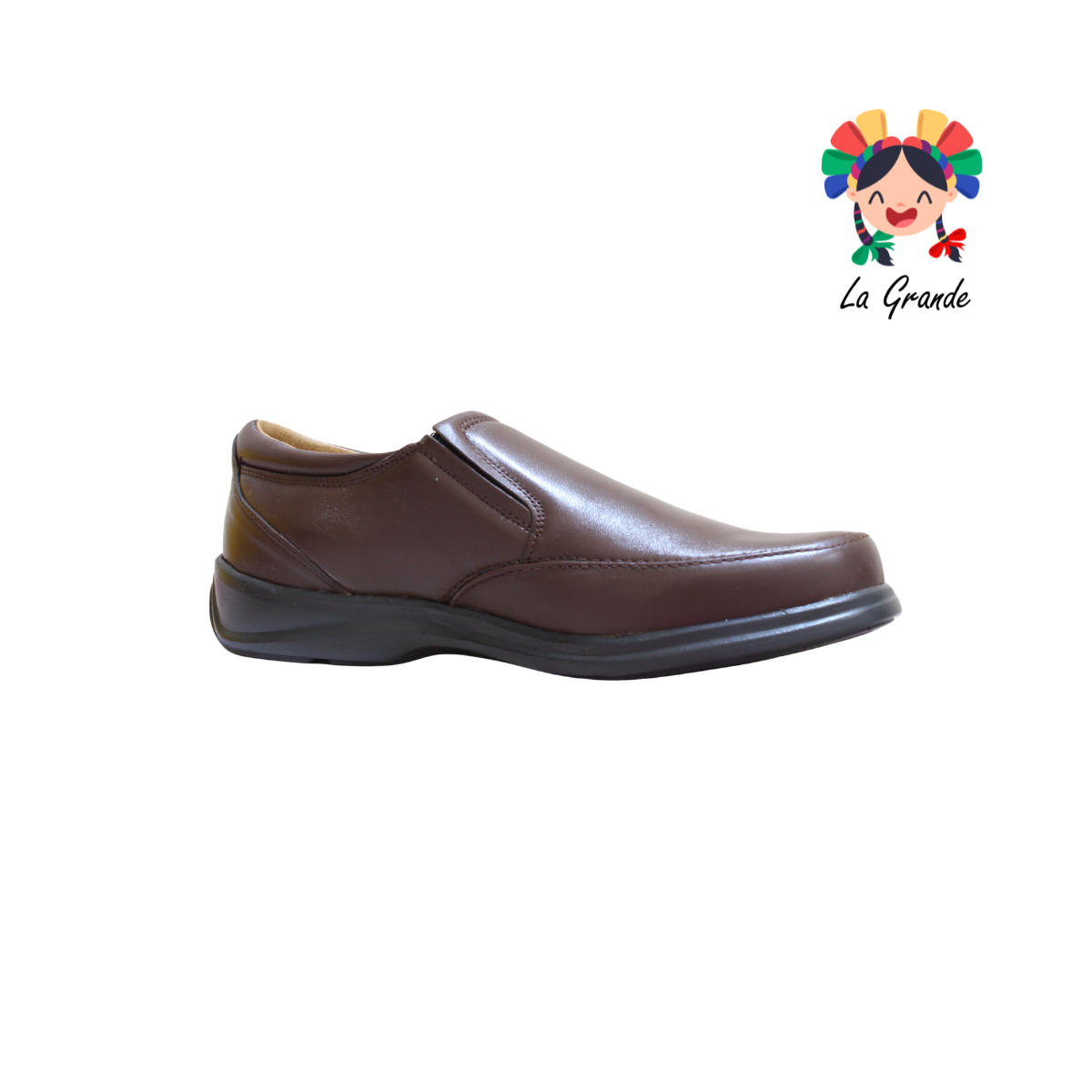 1087 KA99 Cafe Borrego Piel Zapato Confort para Caballero