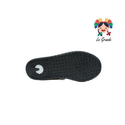 190039-PANAM Negro Oro Sint Tenis Bota Urban para Caballero Nacional Original