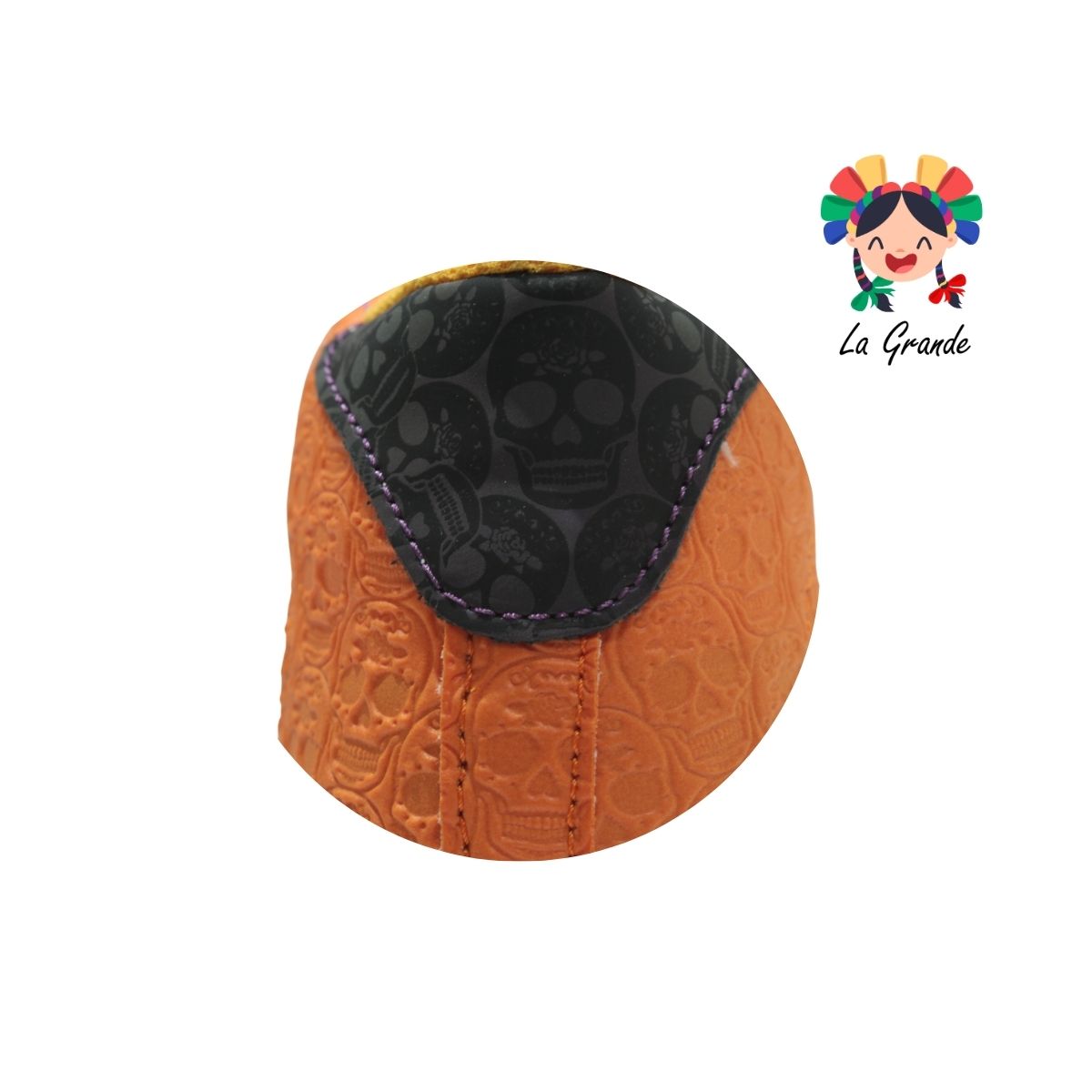 190040 PANAM Bco Naranja Sint Día de Muertos Tenis Bota Urban para Caballero Nacional Original