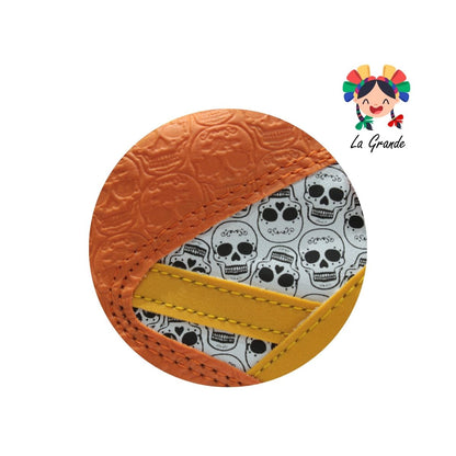 190040 PANAM Bco Naranja Sint Día de Muertos Tenis Bota Urban para Caballero Nacional Original