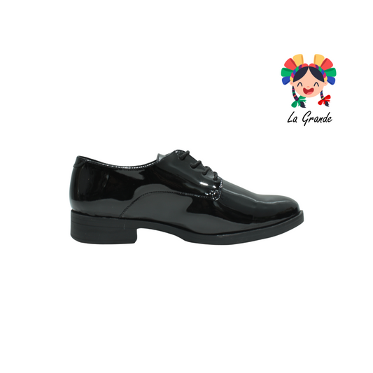 1905 SCANDALO Negro Charol Zapato de Vestir para Dama