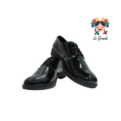 1905 SCANDALO Negro Charol Zapato de Vestir para Dama