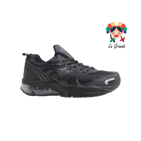 190 BOOST Negro Plata Tenis Deportivo de Válvula para Caballero