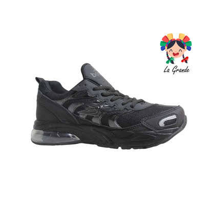 190 BOOST Negro Plata Tenis Deportivo de Válvula para Caballero
