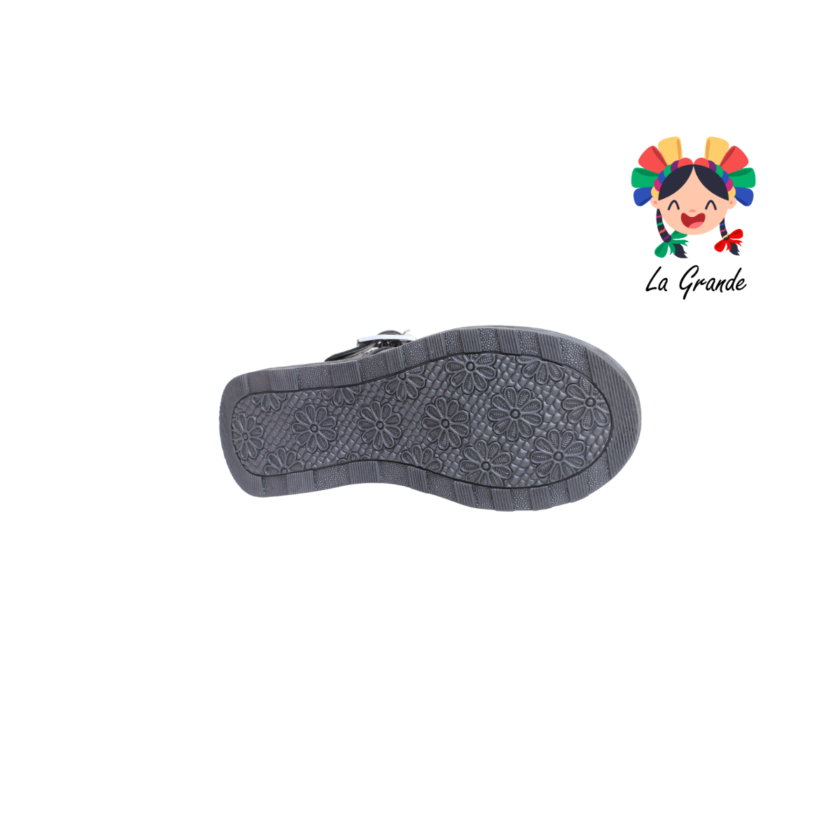 1932 MUJER BONITA Negro Piel Zapato Escolar para Niña