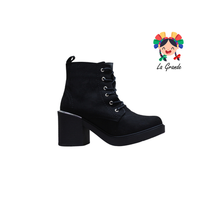 952 LADY CHEKA Negro Prisco Bota Vaquera para Dama