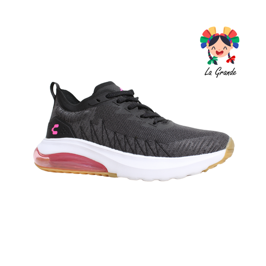 1059183 CHARLY Negro Fiusha Tenis Deportivo para Dama