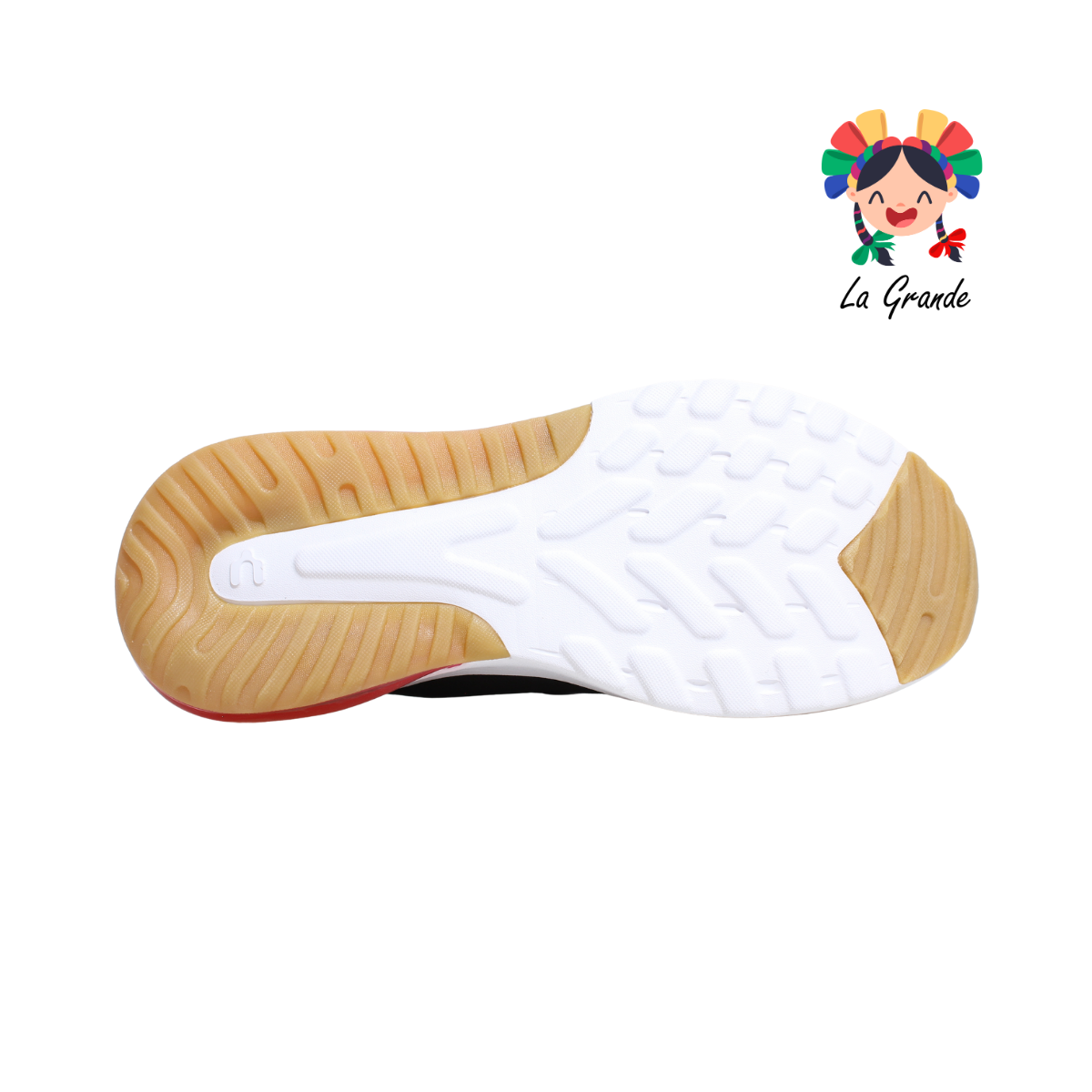 1059183 CHARLY Negro Fiusha Tenis Deportivo para Dama