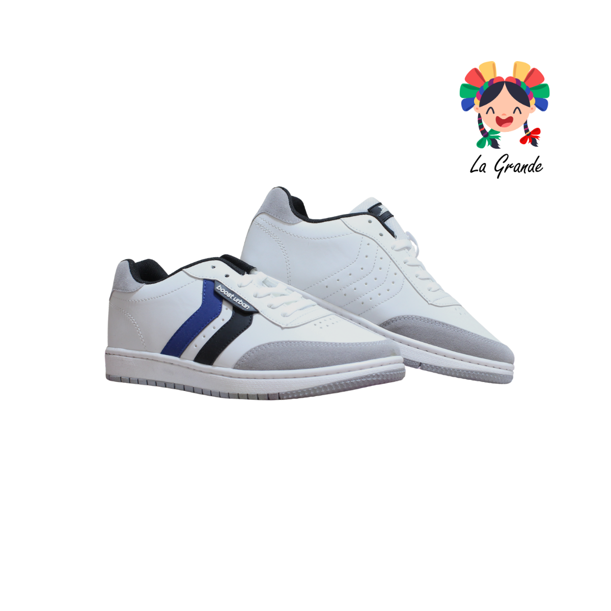 338 BOOST Bco Ngo Rey Napa Tenis Casual para Caballero