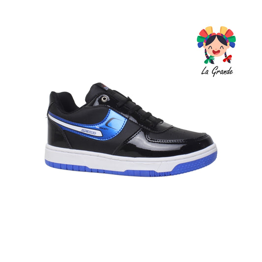 018 SPEIS10 Negro Rey Tenis Casual para Dama y Joven