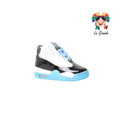 20000 PAOLA RAMIREZ Blanco Azul Tenis Casual para Niña y Niño