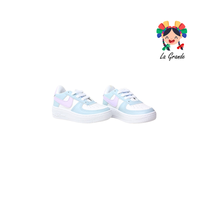2000 JAG SPORT Bco Cielo Lila Sintético Tenis Casual para Niña y Niño