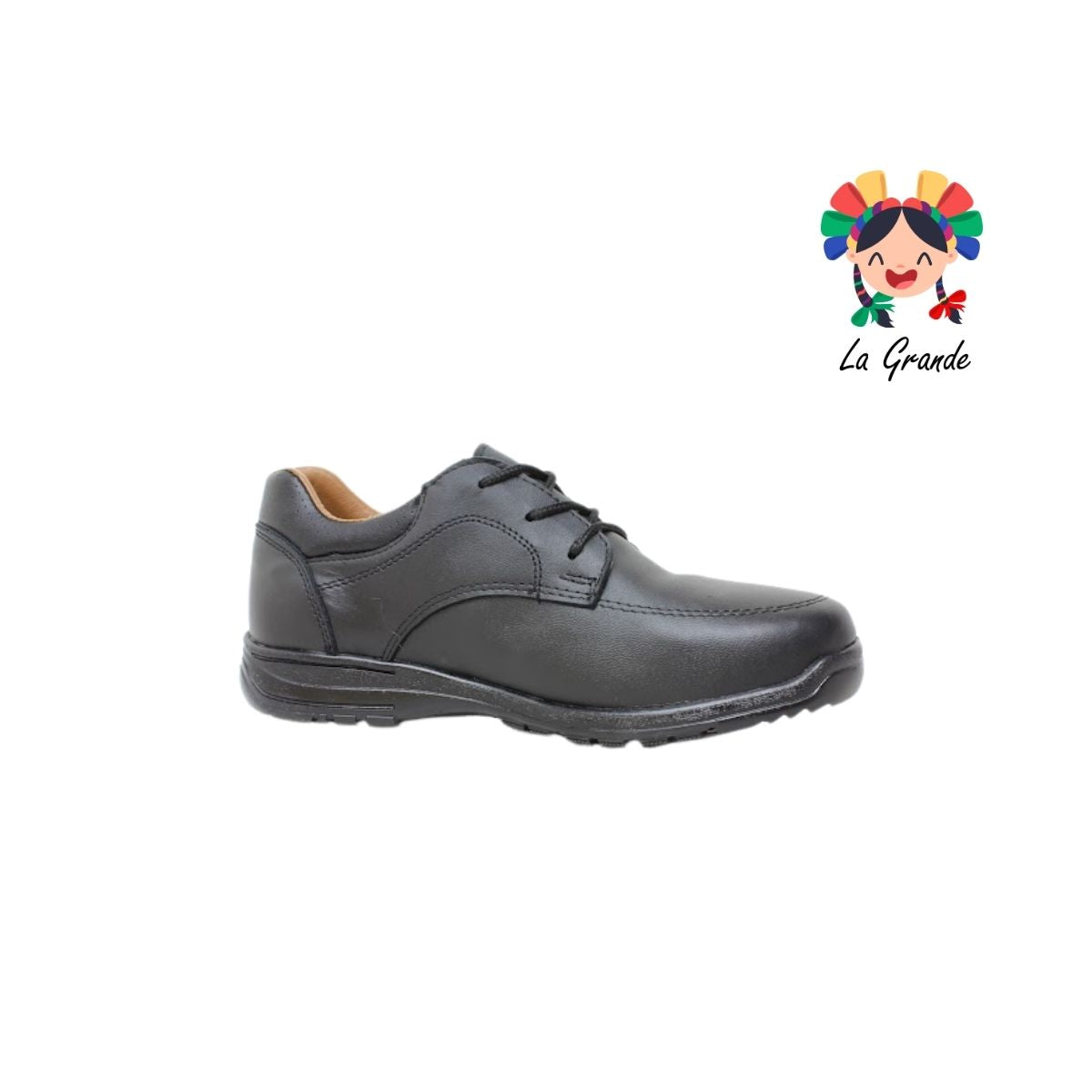 2001 PEQUEÑO Negro Piel Zapato Escolar para Joven