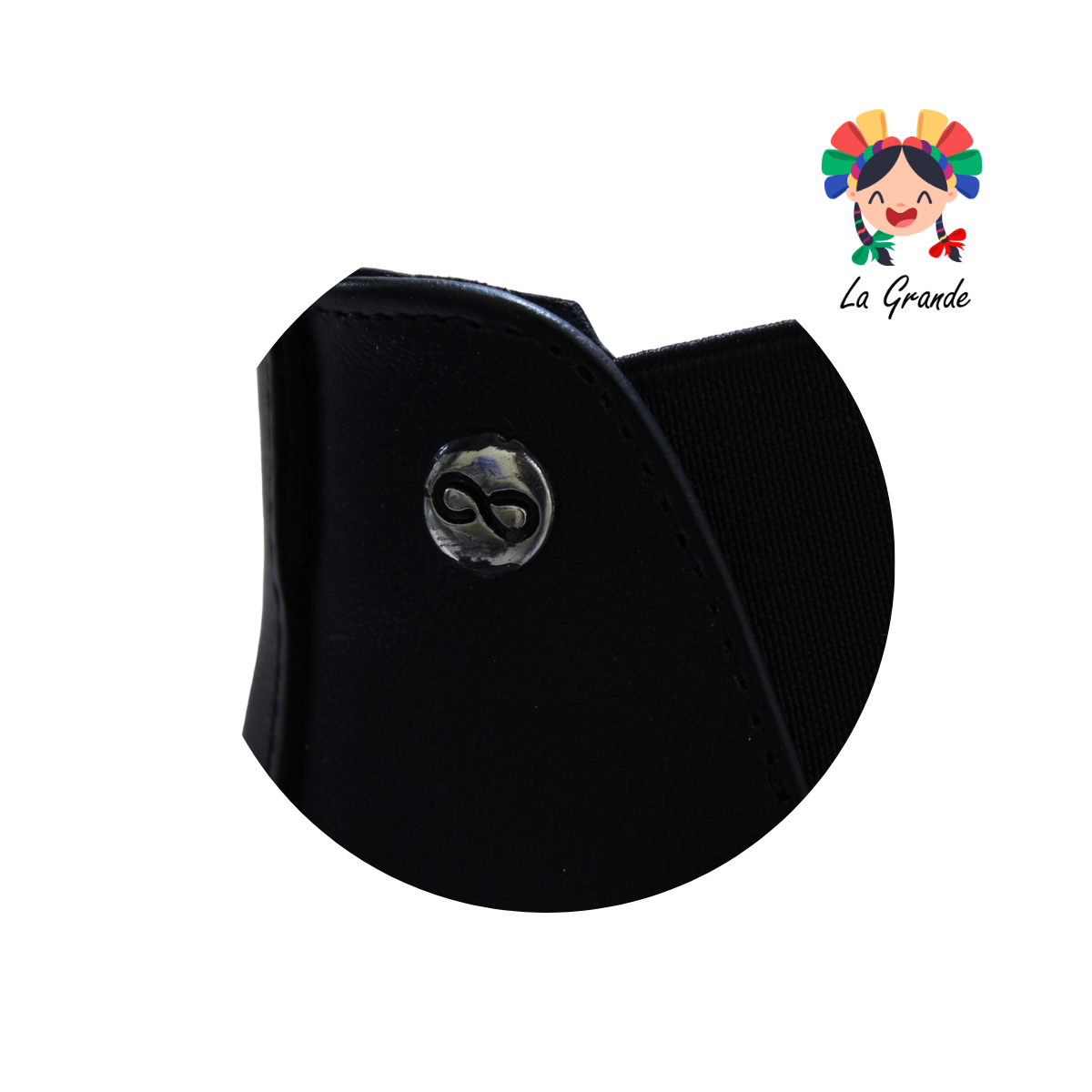 2001 AMPARO Negro Piel Bota para Dama