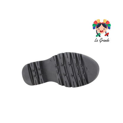 2003 YUL Negro Charol Zapato Casual para Dama