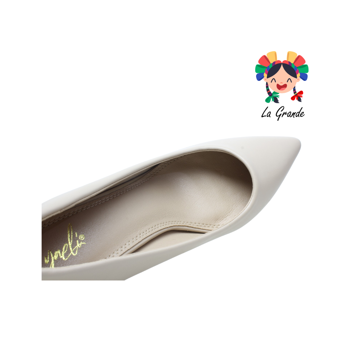 2004 YAELI FASHION Maquillaje Zapatilla de Vestir con Tacón Delgado para Dama