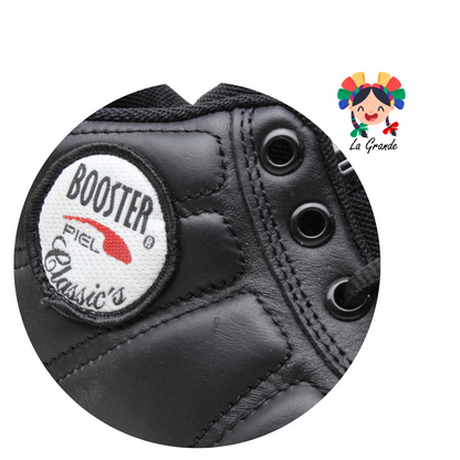 2008 BOOSTER Negro Tenis Casual Bota para Dama, Joven y Caballero