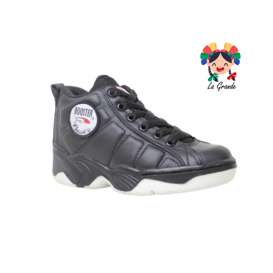 2008 BOOSTER Negro Tenis Casual para Dama, Joven y Caballero