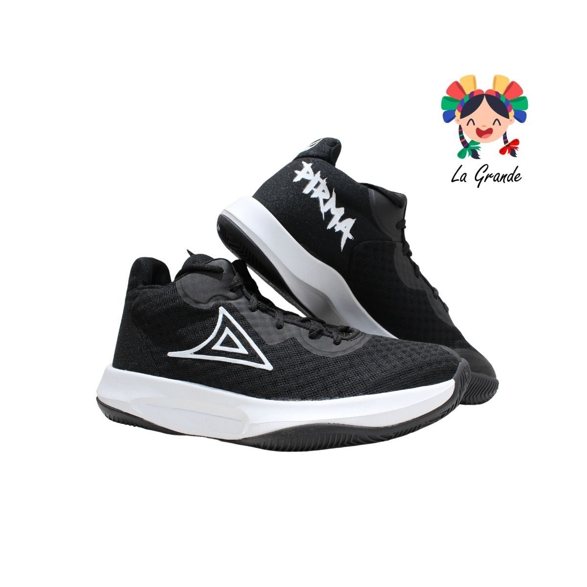 2014 PIRMA Negro Blanco Tenis Deportivo para Caballero Original