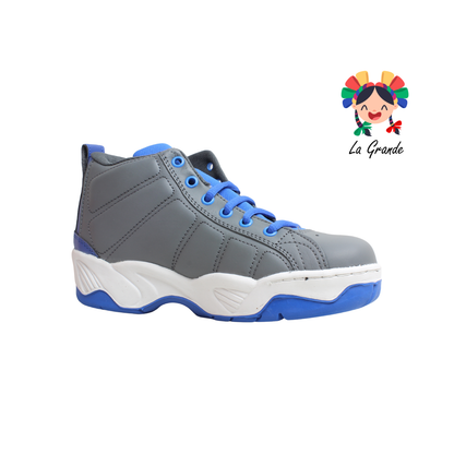 2015 BOOSTER Gris Azul Piel Tenis Casual para Caballero
