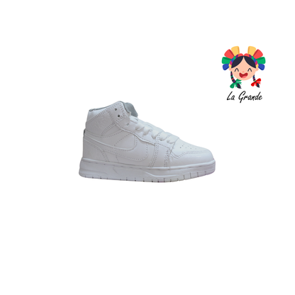 921 ROJO ARANDANO Blanco Blanco Tenis Casual para Niña, Niño.