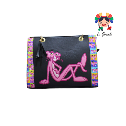 038 Felina Rosa LUCCIANA Bolsa En Color Rosa Casual Cuadrada Con Cadena Para Dama