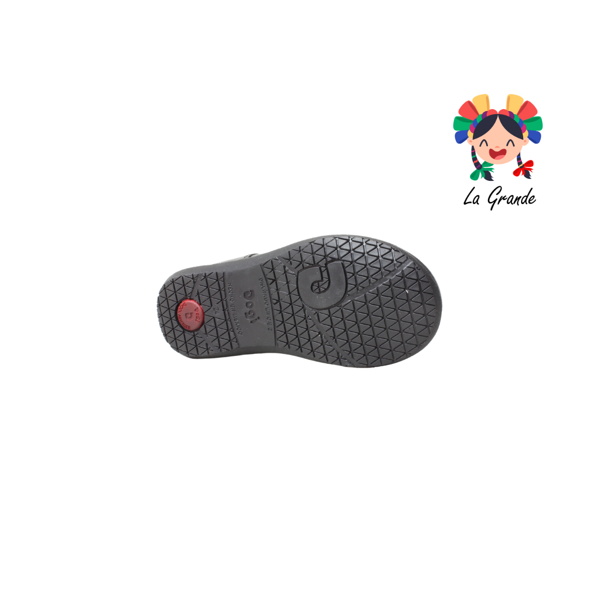 2020 DOGI Negro Piel Zapato para Niña