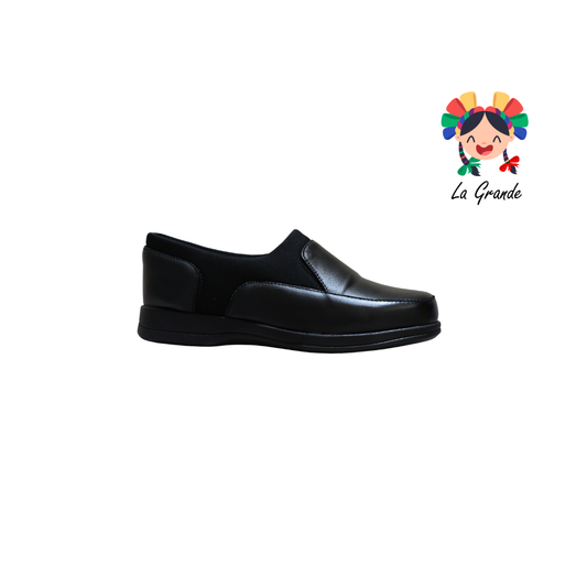 2020 NUBE Negro Piel Zapato Confort para Dama