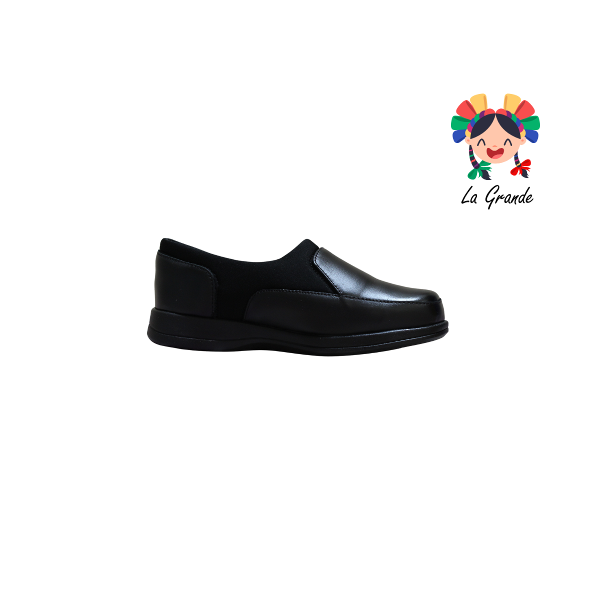 2020 NUBE Negro Piel Zapato Confort para Dama