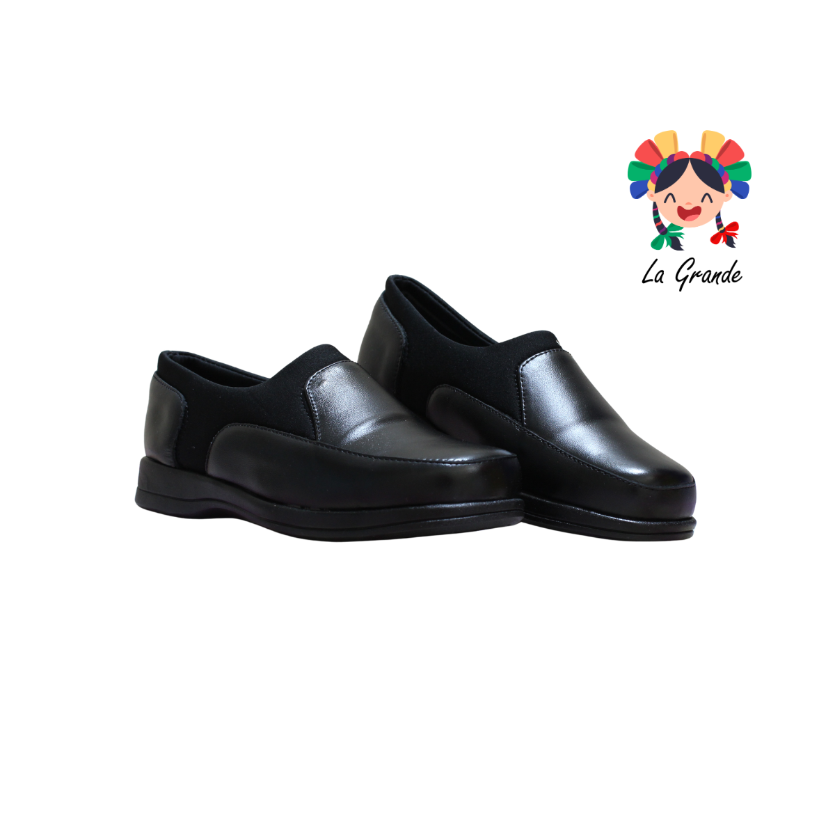 2020 NUBE Negro Piel Zapato Confort para Dama