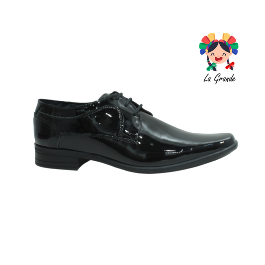 155L PARRANDEROS Negro Charol Zapato para Caballero