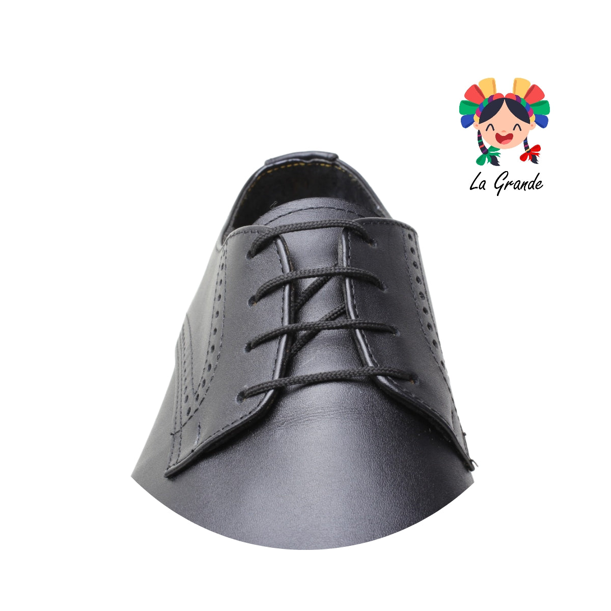 102 GARDEL Negro Piel Zapato de Vestir para Caballero
