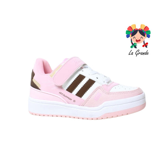2023 HARMAN Blanco Rosa Tenis Casual para Dama
