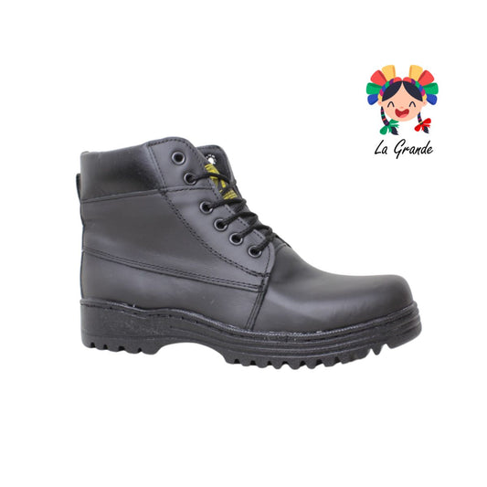 2028 RT Negro Piel Bota para Dama, Joven y Caballero