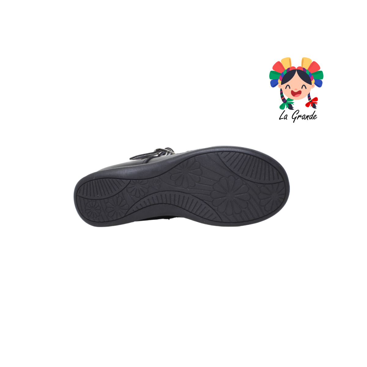 202 ADES Negro Sint Zapato Escolar para Dama