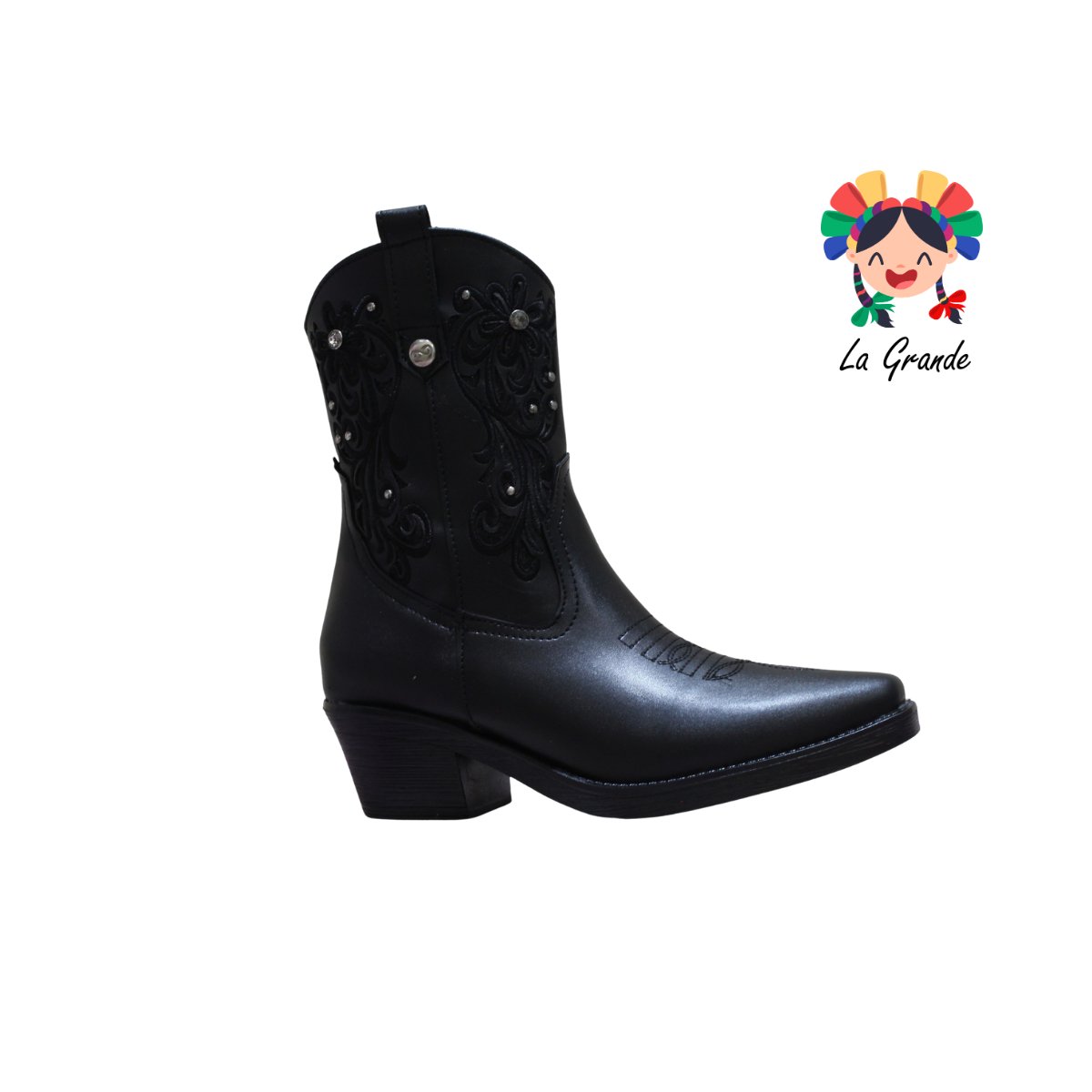 460 LUPITAS Negro Nairobi Bota Vaquera para Dama