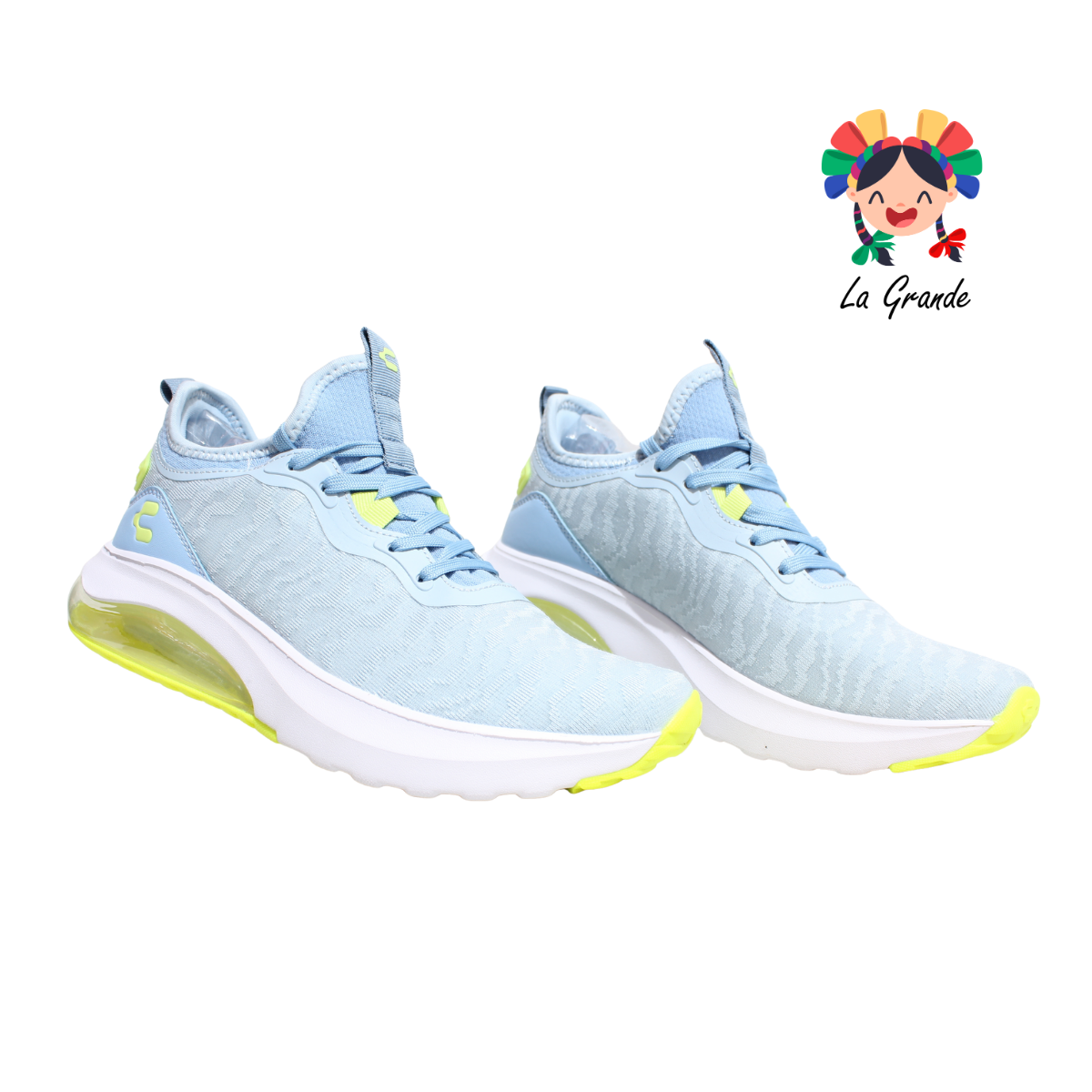 1059272 CHARLY Azul Lima Tenis Deportivo para Dama