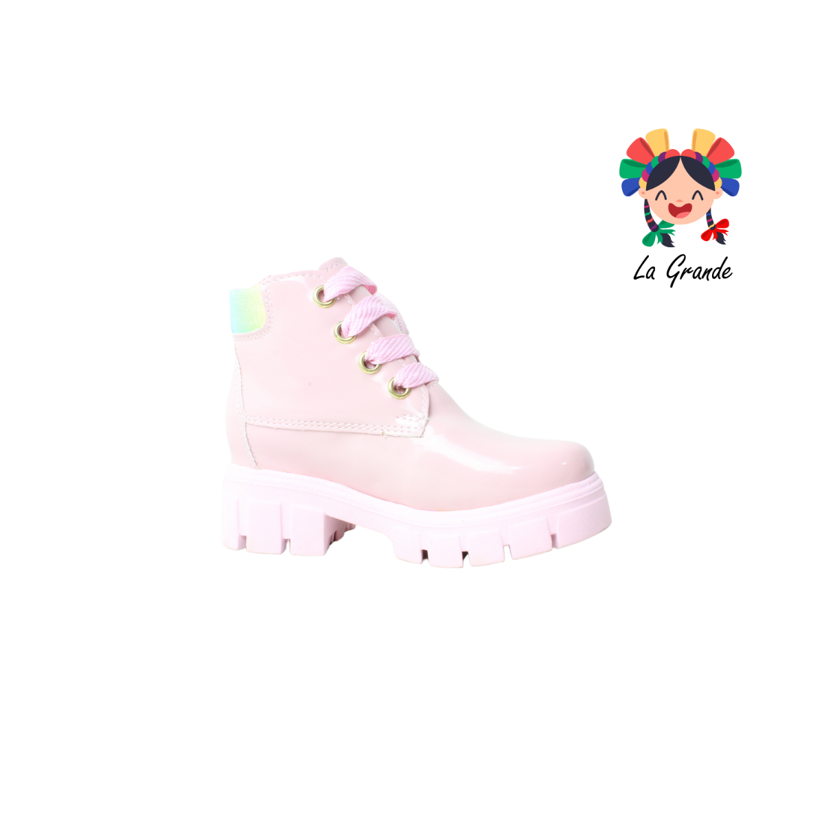 2030 ANDRE LOV Rosa Sint Charol Bota Casual para Niña
