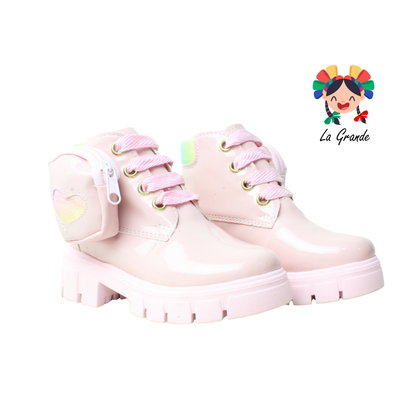 2030 ANDRE LOV Rosa Sint Charol Bota Casual para Niña