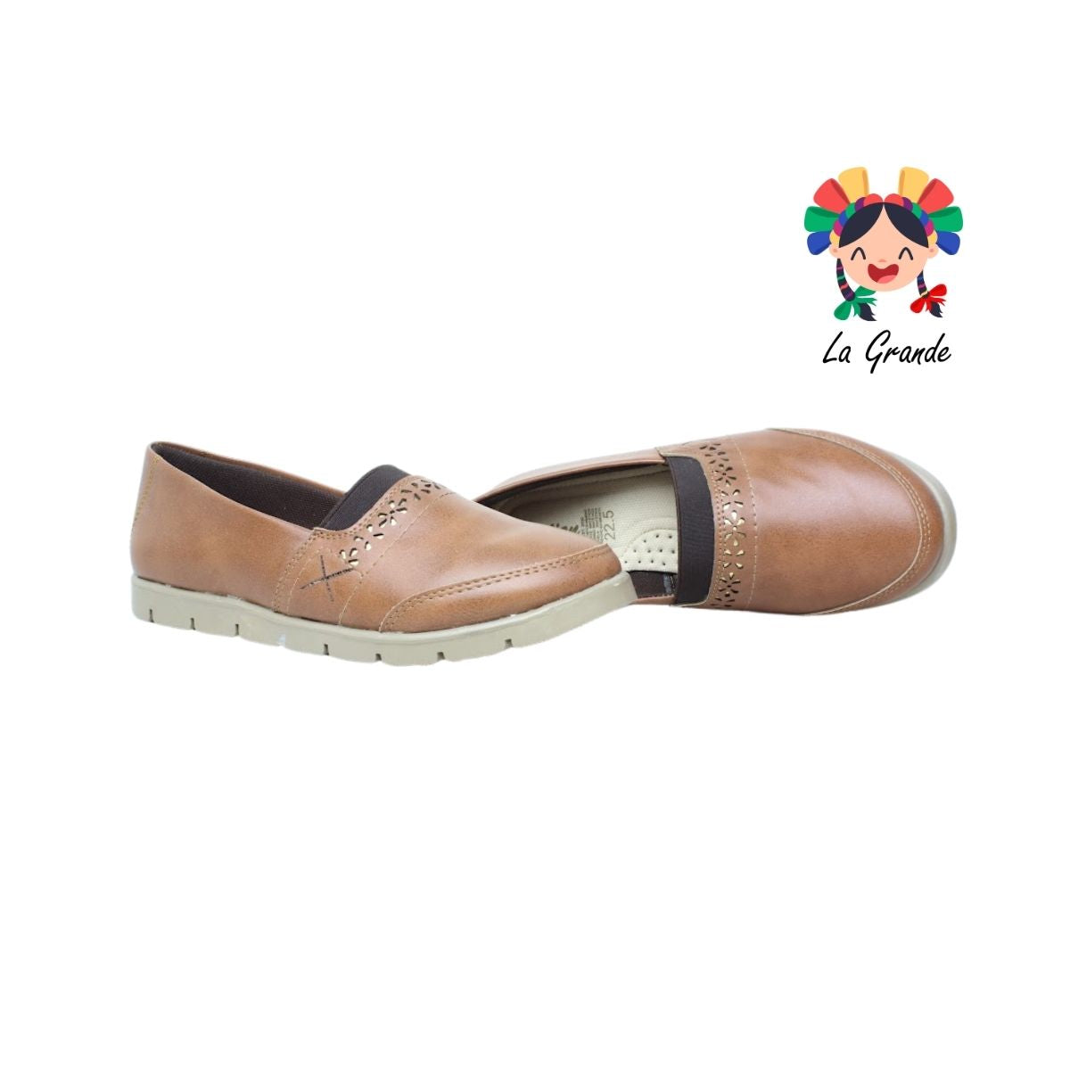 2030 CARTIAN Tan España Zapato Casual para Dama
