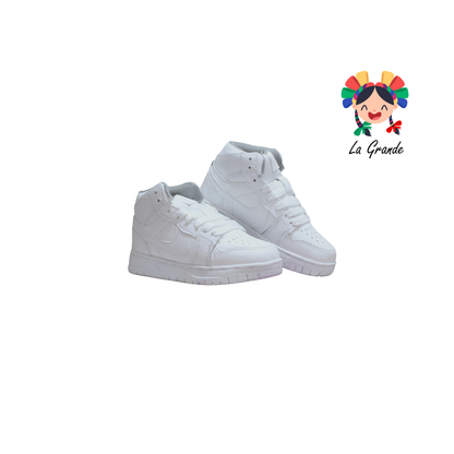921 ROJO ARANDANO Blanco Blanco Tenis Casual para Niña, Niño.