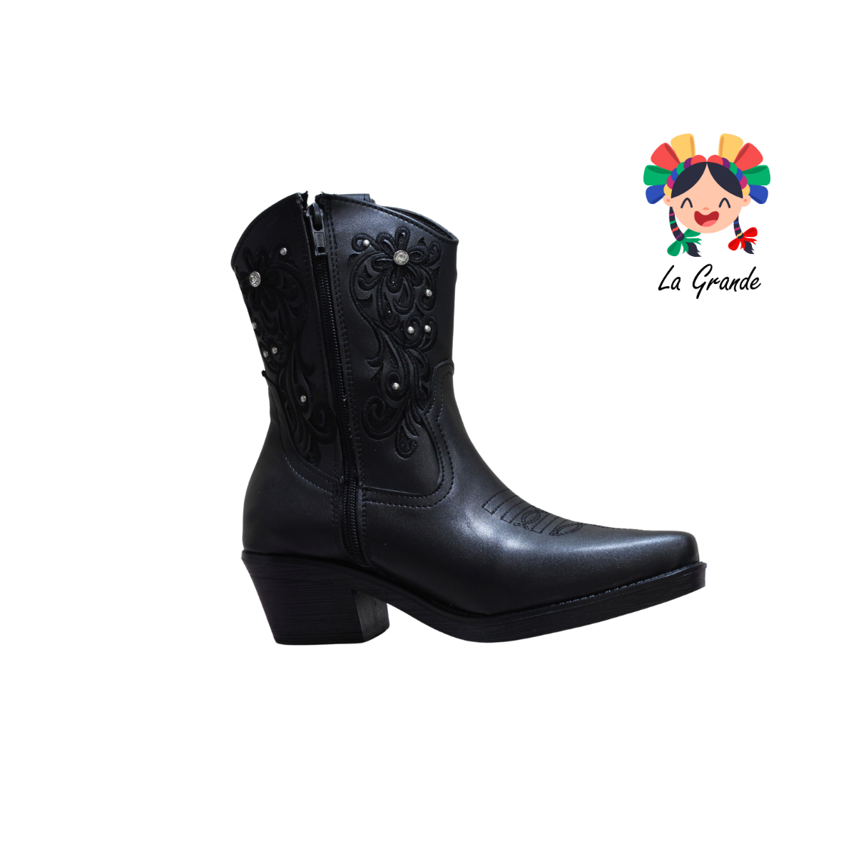 460 LUPITAS Negro Nairobi Bota Vaquera para Dama