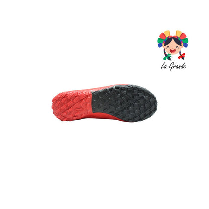 2040M UNION Rojo Oxford Tenis de Fútbol Rápido con Calcetin para Joven